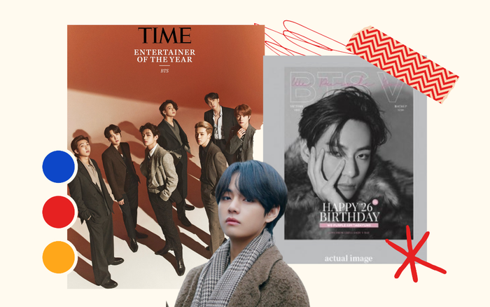 Fan chơi lớn, quảng bá sinh nhật V (BTS) trên cả tạp chí Time