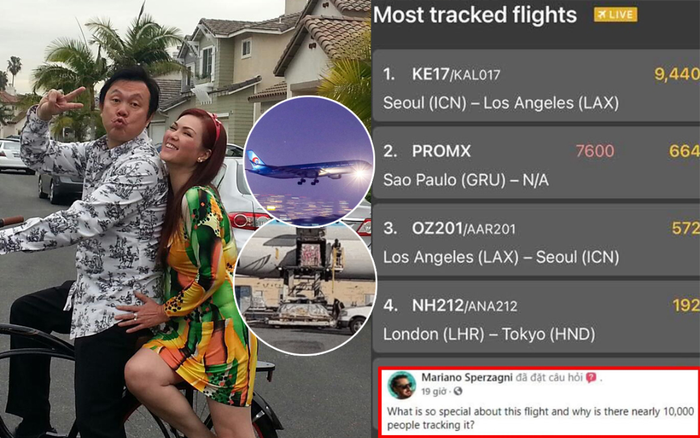 Người nước ngoài thắc mắc chuyến bay NS Chí Tài về Mỹ có 52 nghìn fan theo dõi: 'Chở ký ức của bao người'