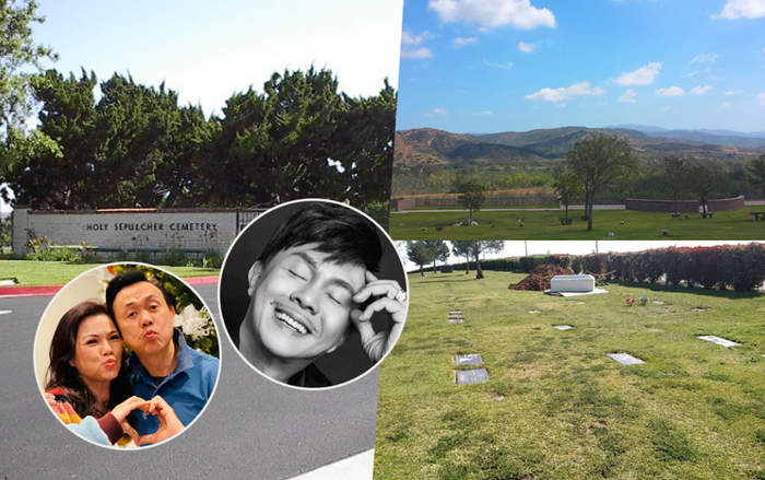 Cận cảnh nơi yên nghỉ cuối cùng của nghệ sĩ Chí Tài tại Mỹ: Khang trang, gần nhà bà xã Phương Loan