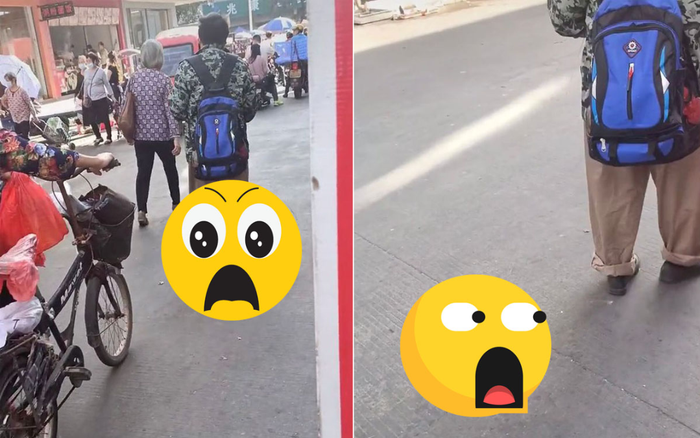 Người đàn ông dắt thú cưng đi dạo trên phố, con vật đó là gì mà khiến người đi đường hoảng hốt?