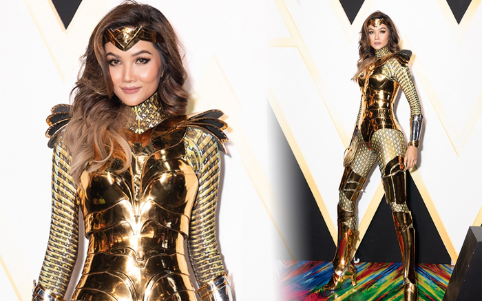 H'Hen Niê cosplay lộng lẫy soán ngôi 'chị đại' Gal Gadot, oanh tạc thảm đỏ ra mắt 'Wonder Woman 1984'