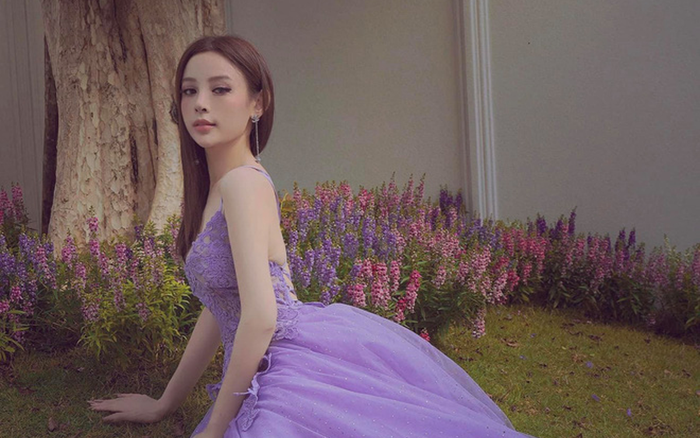 Hóa thành 'công chúa' tím rịm, Huyền Baby khoe tình cảm với chồng và mẹ chồng khiến dân tình 'ghen tị'