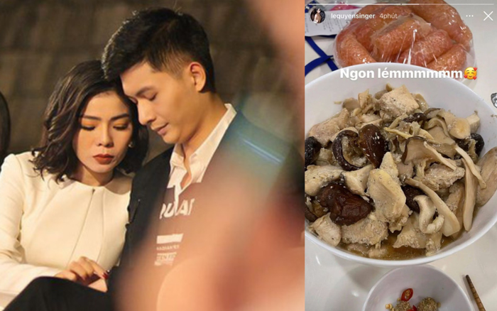 Lệ Quyên ẩn ý khen đồ ăn tình trẻ nấu, dân mạng đồn đoán cặp đôi vừa hẹn hò lãng mạn tại nhà?