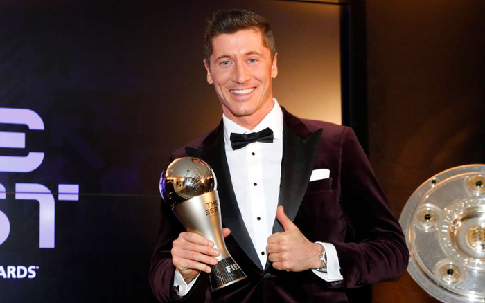 Lewandowski vượt mặt Ronaldo và Messi giành FIFA The Best 2020