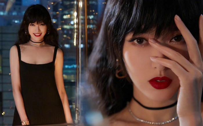 Khoe chân thon nhưng Đường Yên gây sốc với gương mặt cứng đờ