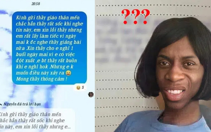 Xin phép thầy giáo nghỉ học, nữ sinh 'văn vở' trình bày lí do khiến dân mạng cười ngất