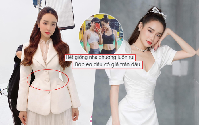 Khoe ảnh cuối năm, éo le Nhã Phương bị chê 'bóp eo giả trân' nhìn không ra: Nghi chỉnh quá đà