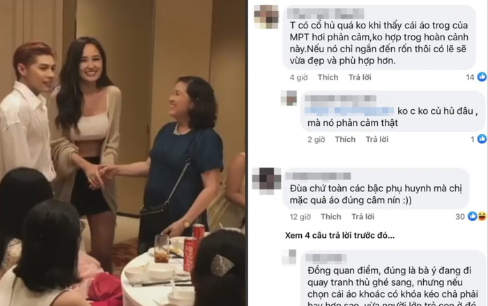 Mai Phương Thúy diện đồ hở bạo gặp gia đình Noo Phước Thịnh, fan chỉ biết 'câm nín'