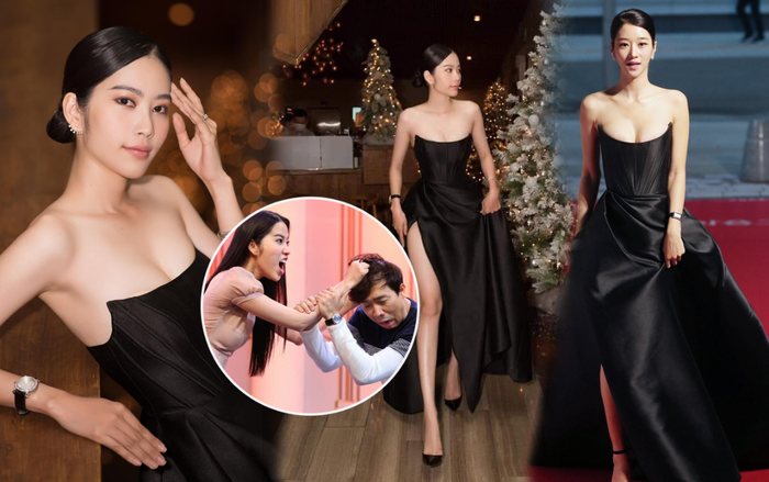 Nam Em diện váy 'bức tử vòng 1' như Seo Ye Ji, trải lòng với Trấn Thành khi bị gọi là 'drama queen'