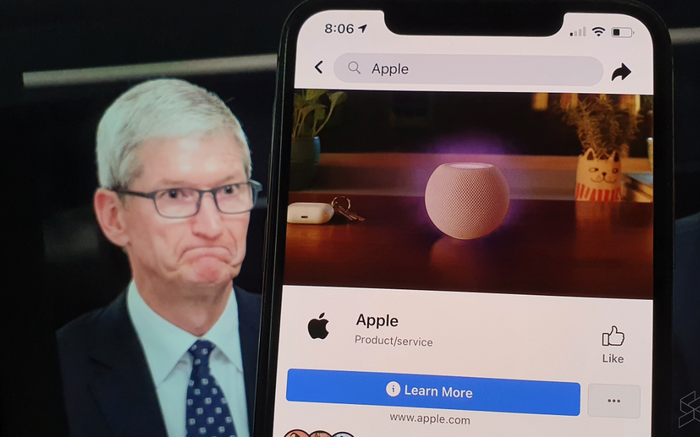 Thực hư thông tin Facebook gỡ tick xanh trên fanpage có hơn 13 triệu theo dõi của Apple
