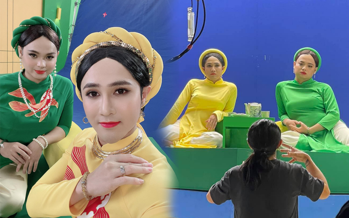 Tái xuất hình ảnh 'chị em cà khịa', Huỳnh Lập - Lê Nhân chưng diện sương sương ăn dài từ Noel tới Tết