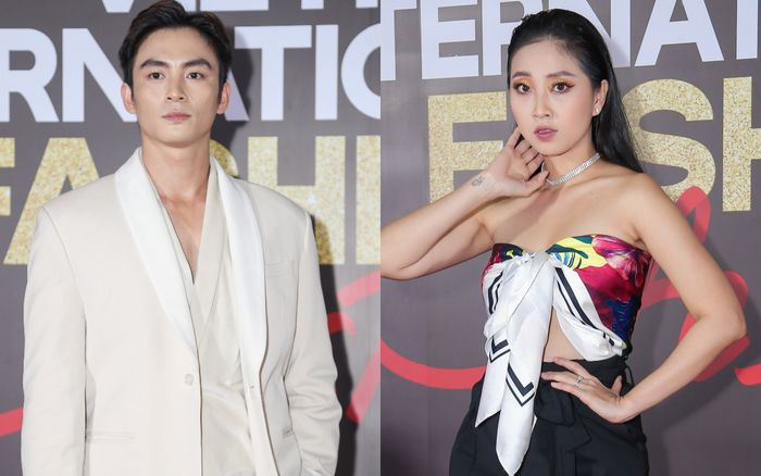 Liêu Hà Trinh quấn khăn làm áo, Lãnh Thanh "bỏ rơi' Nam Em, một mình đi xem show thời trang