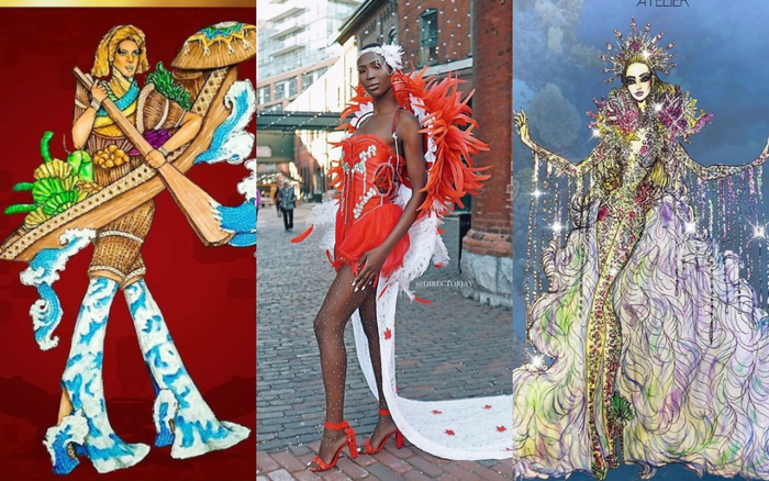 Những trang phục dân tộc gây tốn giấy mực báo chí của đối thủ Khánh Vân ở Miss Universe 2020