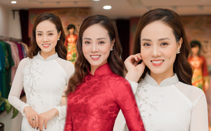 Bạn gái kém 15 tuổi của NSND Công Lý xinh đẹp đi thử áo dài cưới