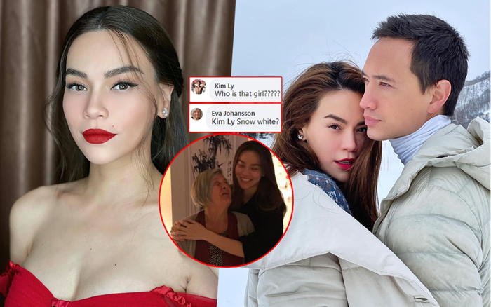 Hà Hồ đẹp xuất thần khiến chồng không nhận ra, mẹ Kim Lý tấm tắc khen con dâu xinh 'như Bạch Tuyết'