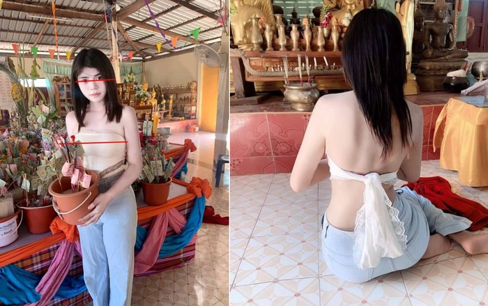 Ăn mặc phản cảm đi lễ chùa khiến dân tình nóng mắt, lời giải thích của cô gái còn phẫn nộ hơn