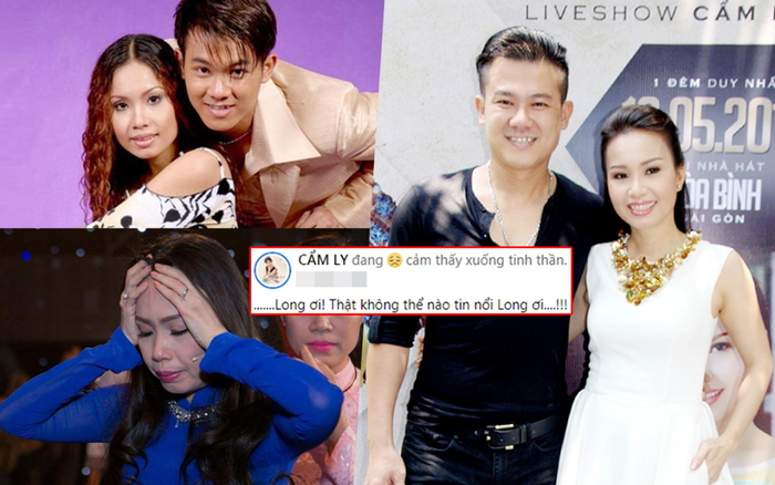 Cẩm Ly bật khóc suy sụp tinh thần, ngừng quay chương trình khi hay tin Vân Quang Long qua đời