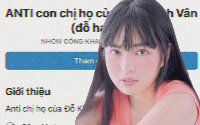 Dân mạng đặt nghi vấn Khánh Vân ra tay 'phản đòn', lập group anti ngược lại chị họ của mình?