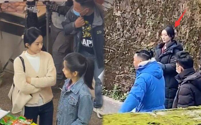 Quay phim bị người dân trách mắng, Triệu Lệ Dĩnh tỏ vẻ không vui ra mặt, liếc mắt nhìn đối phương