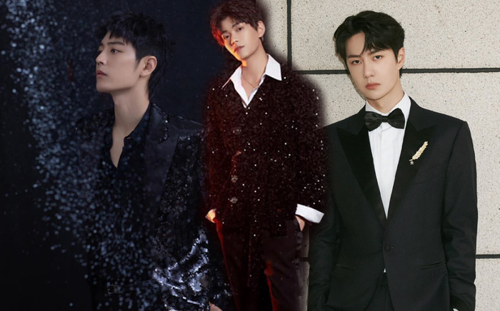 Dàn nam thần trong đêm hội năm mới: Tiêu Chiến, Vương Nhất Bác lạnh lùng cùng 'sắc đen huyền bí'