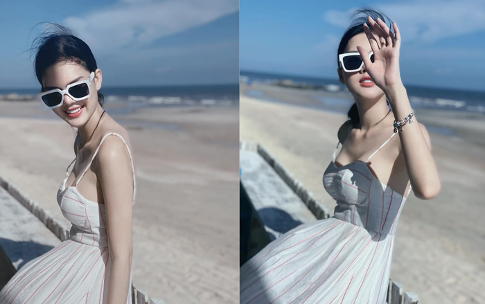 Yêu trai đẹp PVF, Ngọc Trinh 'khoe' vòng một đầy quyến rũ