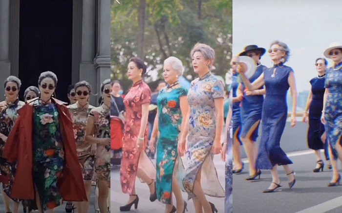 Cơn sốt mới trên mạng xã hội Trung Quốc: Những cụ ông, cụ bà thời trang