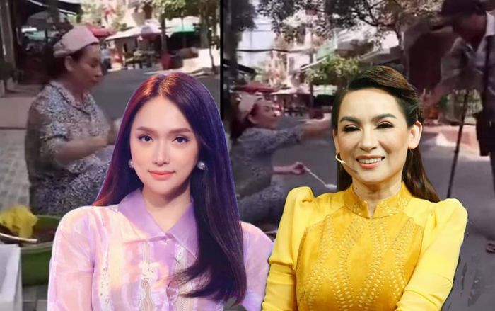 Phi Nhung tự tay làm đồ ăn cho người bán vé số, dân mạng tranh thủ 'cà khịa' Hương Giang vì lý do này...