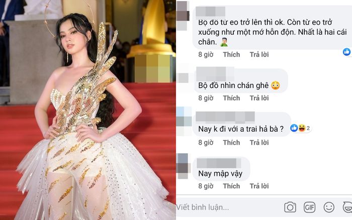 'Tình tin đồn' 18 tuổi của chồng cũ Lệ Quyên bị chê diêm dúa nửa mùa khi hoá nữ thần