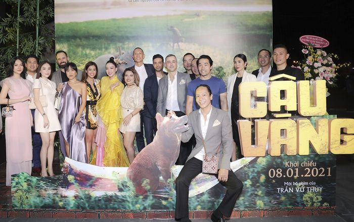 Vợ chồng Hà Tăng, Kiều Minh Tuấn cùng dàn sao Việt góp mặt trong họp báo ra mắt phim 'Cậu Vàng'