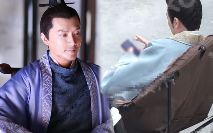 Phùng Thiệu Phong ra vẻ như ông hoàng, được trợ lý 'hầu hạ' châm điếu thuốc lá đưa đến tận tay