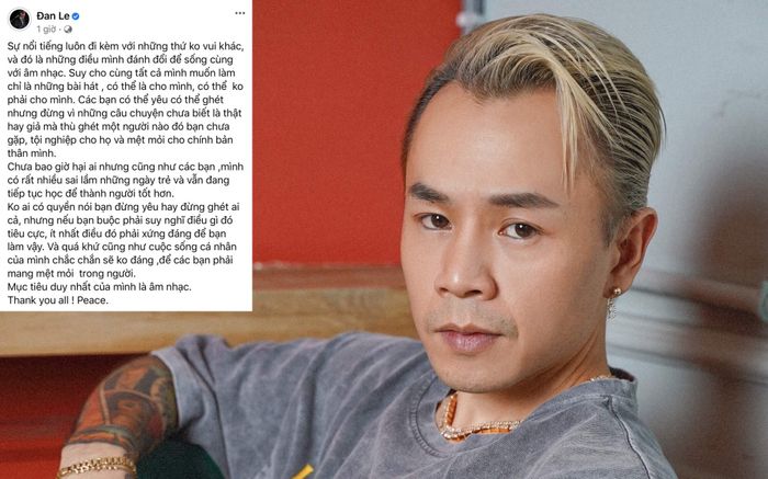 Binz khẳng định không quan tâm anti fan, mục tiêu duy nhất là âm nhạc