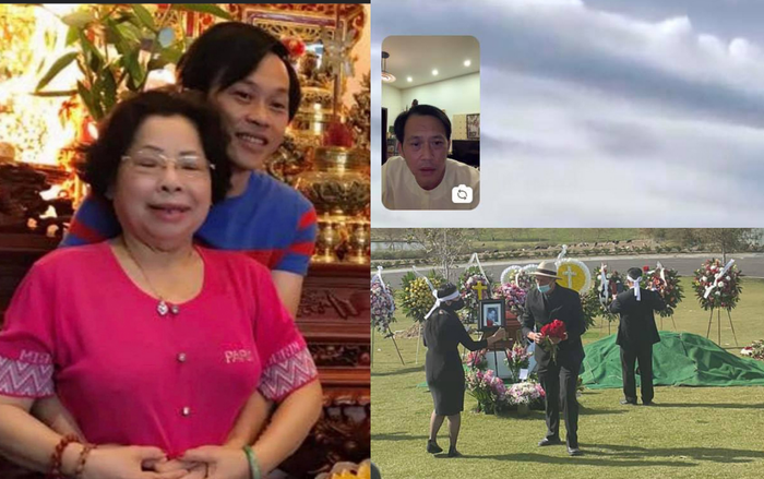 NS Hoài Linh tiễn biệt người thân qua facetime mặt tiều tụy thấy rõ: 'Con ở xa không về được, xin lỗi mẹ'