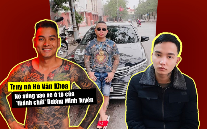 Truy nã Hồ Văn Khoa nổ súng vào xe ô tô của 'thánh chửi' Dương Minh Tuyền ở quán karaoke
