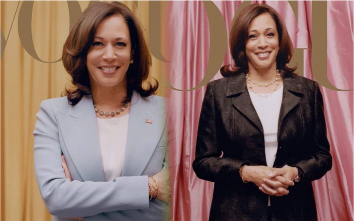 Nữ Phó Tổng thống Mỹ Kamala Harris trên bìa tạp chí Vogue gây tranh cãi dữ dội
