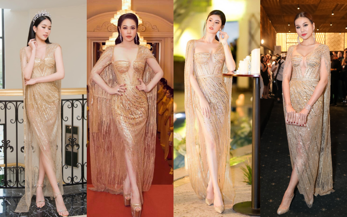 Á hậu Phương Anh đẹp không thua chị đại Thanh Hằng dù đã sửa váy, bộ đầm tạo kỉ lục!