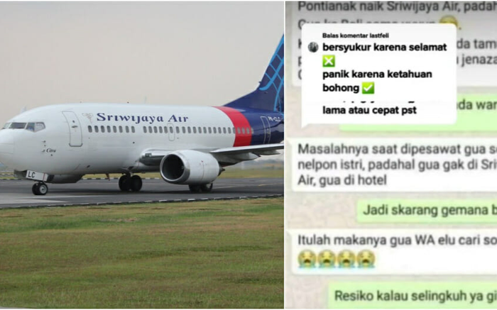 Đi chơi với bồ nhưng nói dối vợ, anh chồng không ngờ trở thành 'nạn nhân' bất đắc dĩ trong vụ máy bay rơi