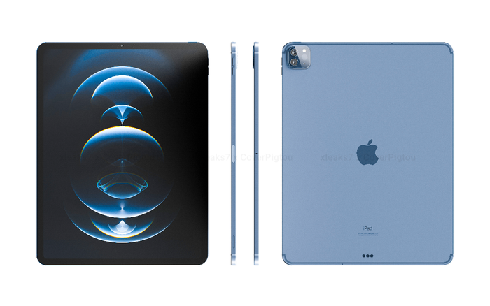iPad Pro 2021 lộ diện với viền siêu mỏng, sang chảnh bất ngờ cùng màu sắc mới