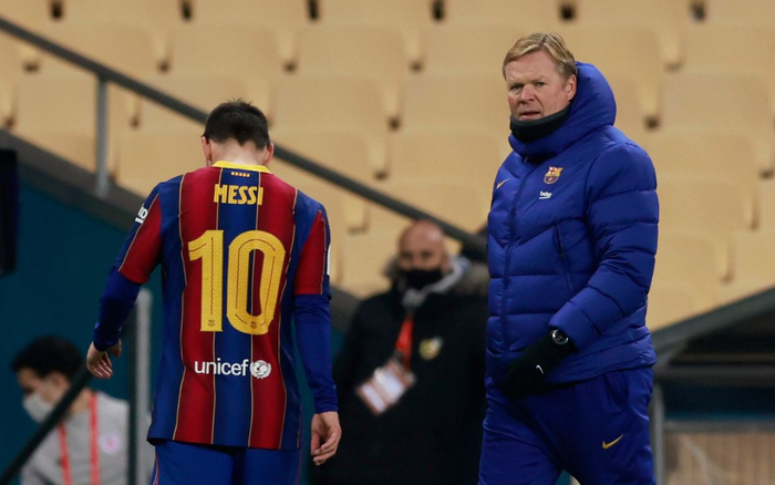 Messi bị đuổi vì lỗi đánh nguội, Barca mất Siêu Cúp Tây Ban Nha