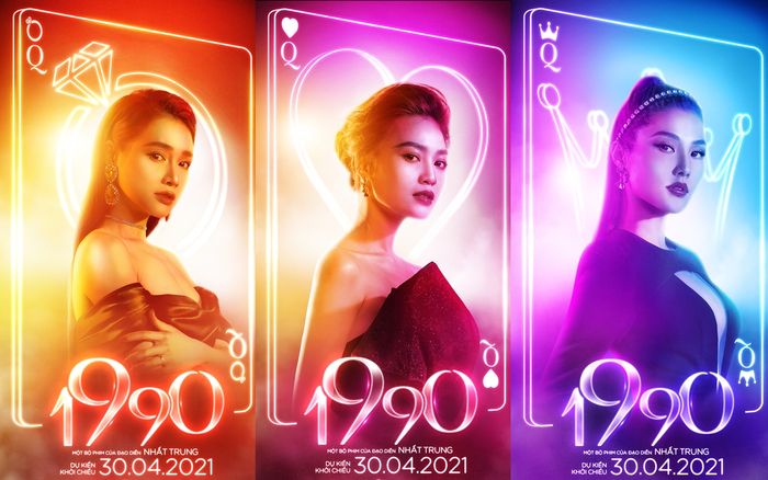 Bộ ba 'ngọc nữ' màn ảnh Nhã Phương - Lan Ngọc - Diễm My cùng tái xuất trong phim điện ảnh mới '1990'