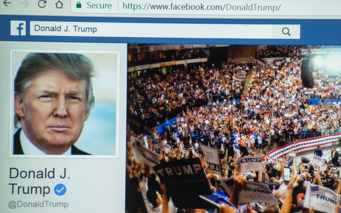 Facebook định đoạt tương lai tài khoản của cựu Tổng thống Donald Trump