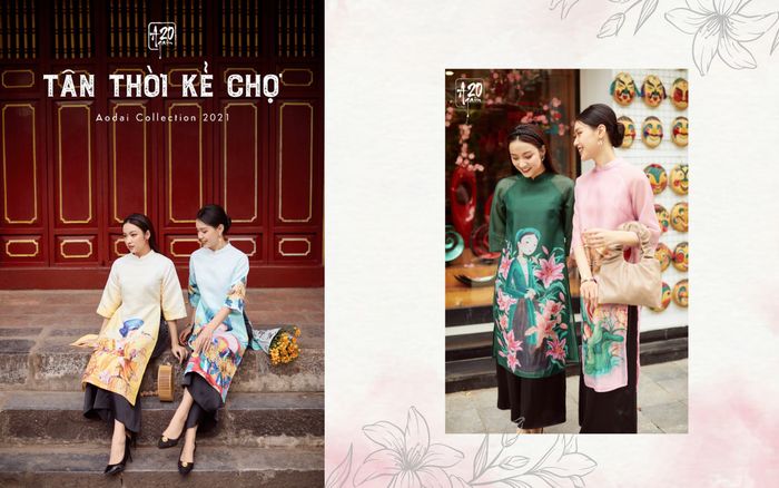 Thời trang 20AGAIN: Ấn tượng với BST áo dài 'Tân Thời Kẻ Chợ'