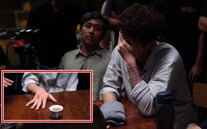 Rùng mình khiếp sợ với bàn tay bị thương đến biến dạng của Tuấn Trần trong hậu trường 'Bố già'