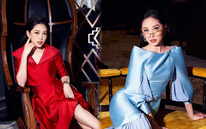 Á hậu Phương Nga khoe nhan sắc kiêu sa với váy áo lụa là đầy sắc màu