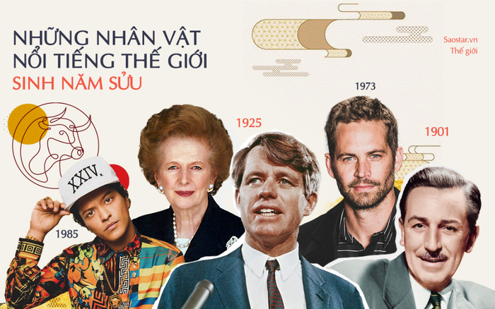 Những nhân vật nổi tiếng thế giới sinh năm Sửu