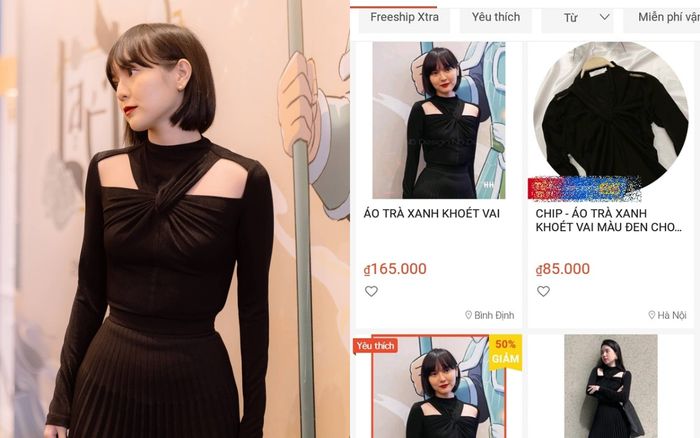 Áo 'trà xanh' của Hải Tú mặc bán đầy rẫy trên mạng, giá rẻ giật mình