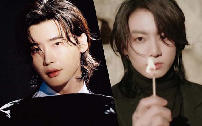 Jungkook (BTS) - Lee Jong Suk 'đụng độ' kiểu tóc dài khiến fan girl tan chảy