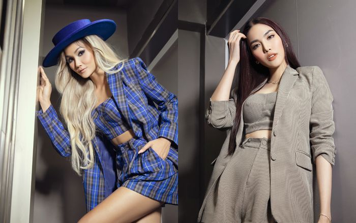 Lan Khuê, H'Hen Niê tự tin diện mốt ca rô, quyến rũ hết nấc