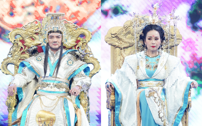 Đàm Vĩnh Hưng - Cẩm Ly diện trang phục cầu kỳ đầy uy nghi tại Táo Xuân 2021