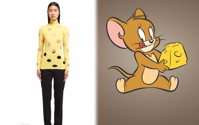 Prada bán áo thủng lổ như miếng phô mai Tom & Jerry giá gần chục triệu đồng