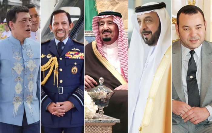 Khối tài sản khổng lồ của 5 thành viên hoàng gia giàu nhất thế giới